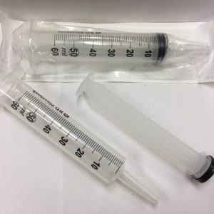 syringes to insert sealant